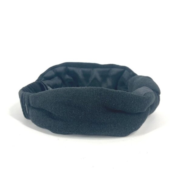 SAINT LAURENT PARIS 682968 headband hair accessories pile hair band cotton Black main image 11